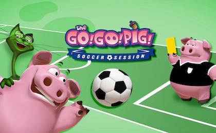 The GoGoPig is back on the field for the FIFA World Cup