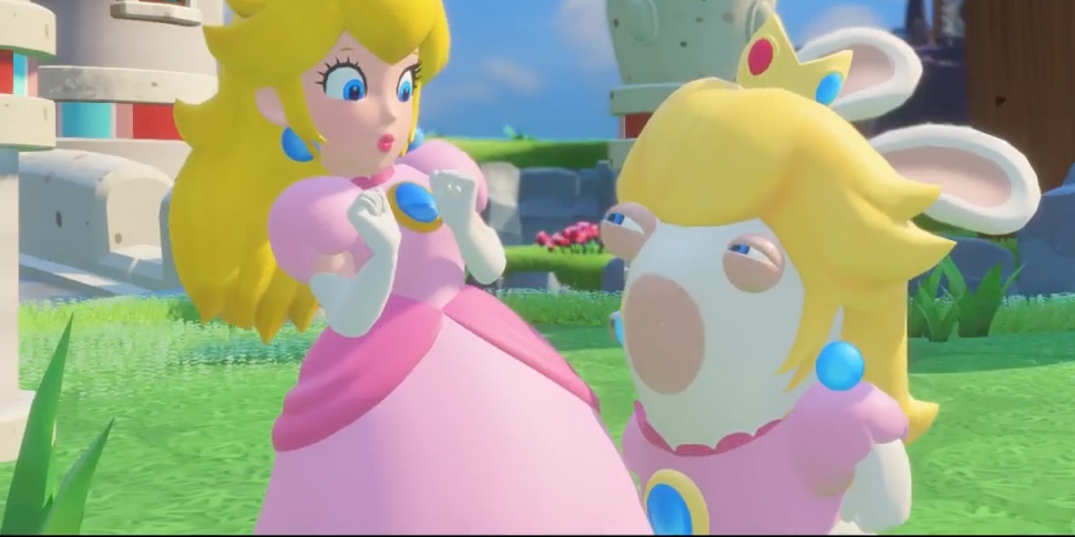 Princess Peach and Rabbid Peach